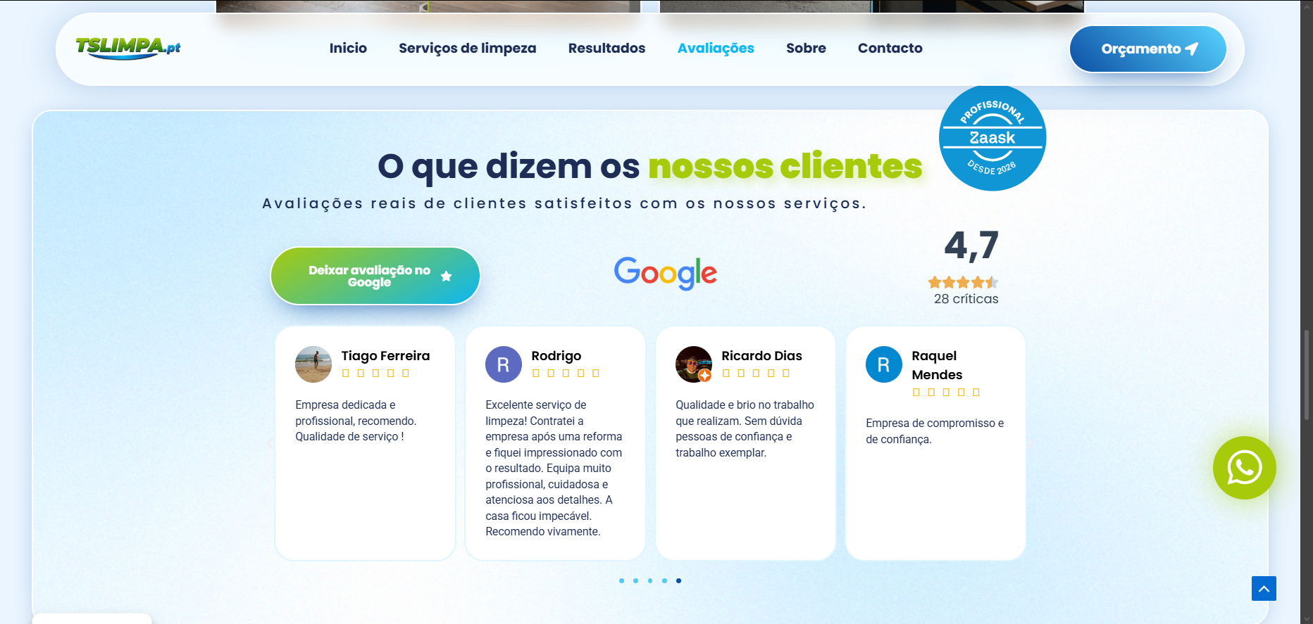Avaliações